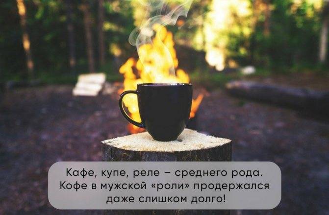 Род слова «кофе» в русском языке
