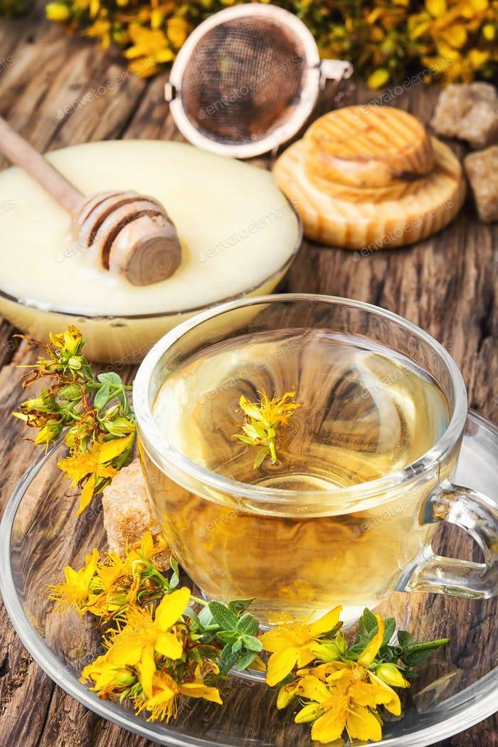 Чай из зверобоя — польза и вред, как заваривать и принимать