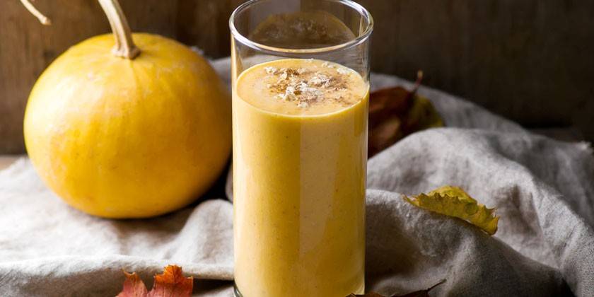 Рецепты витаминного смузи с тыквой