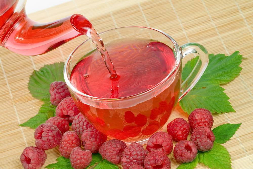 Как заварить чай из свежих листьев малины - советы