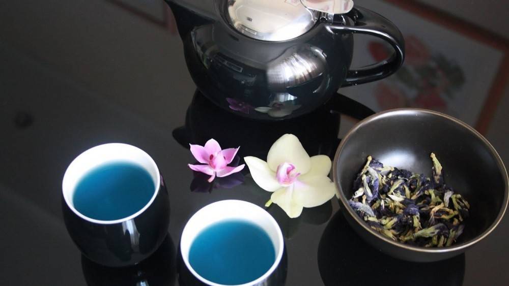 Синий чай для похудения, польза в косметологии