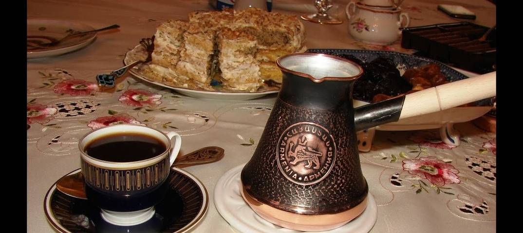 Способы приготовления армянского кофе: классический и с коньяком