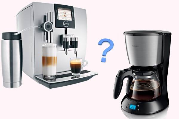 Чем отличается кофеварка от кофемашины и что лучше