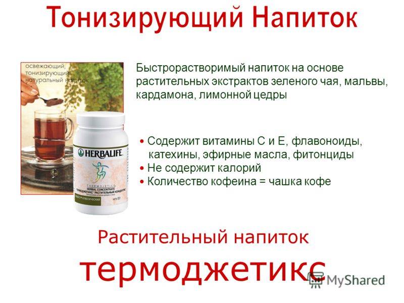 Чай для похудения гербалайф - состав, польза и вред