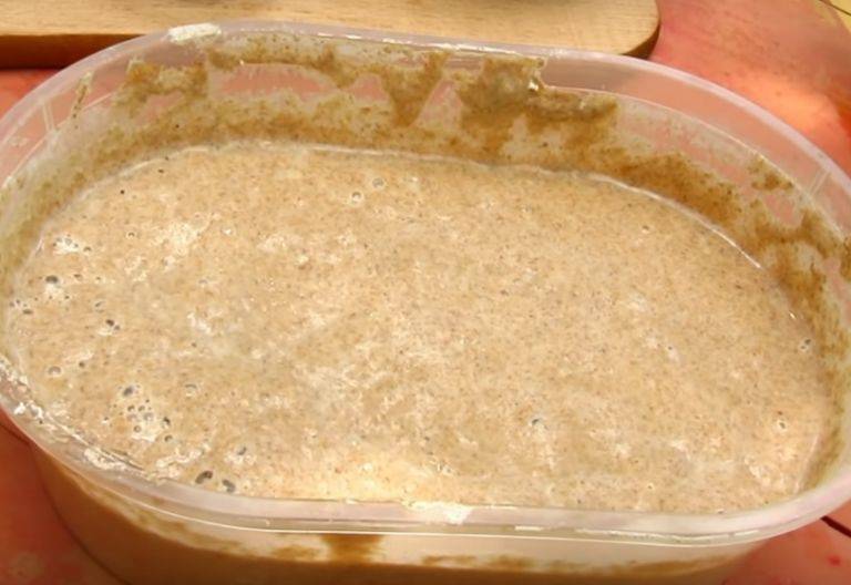 Ржаная закваска-рецепт закваски из ржаной муки для кваса и хлеба без дрожжей