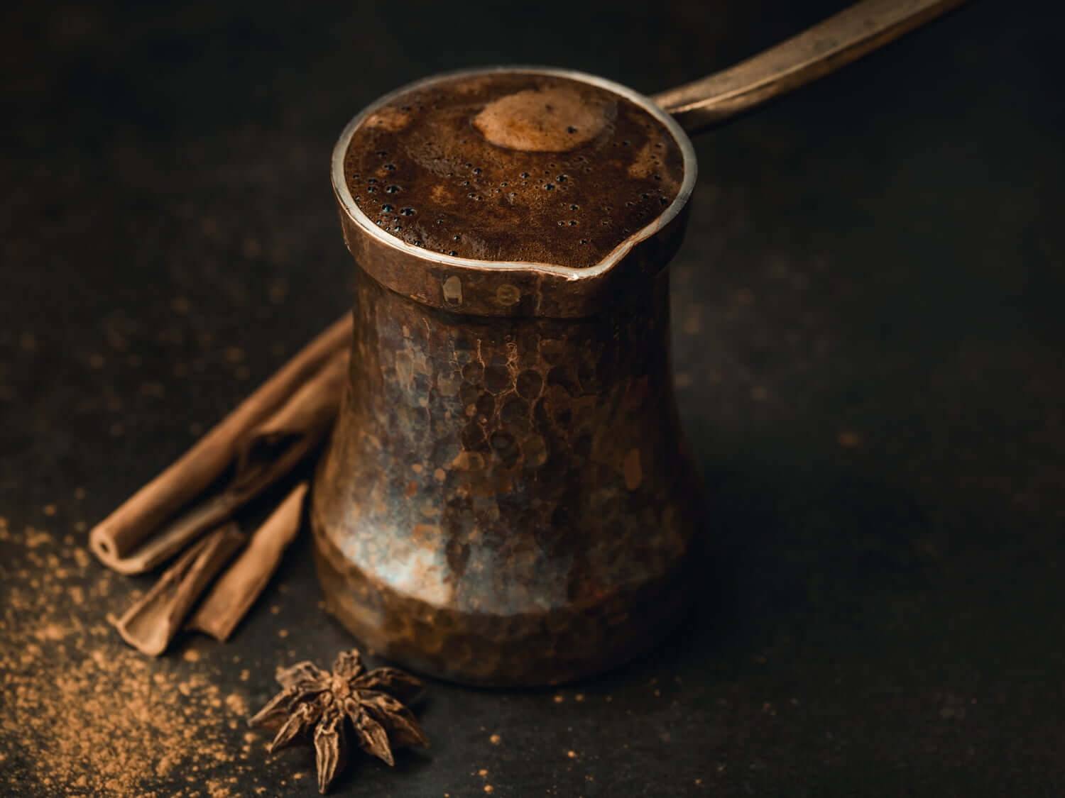 Стеклянная турка для кофе