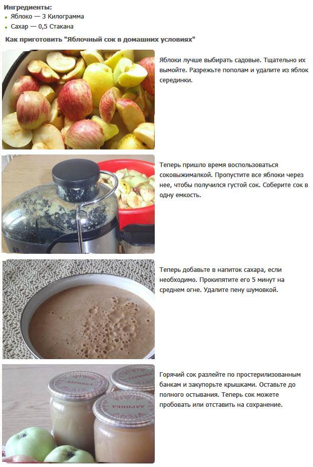 Как сделать яблочный сок без соковыжималки – 4 простых способа