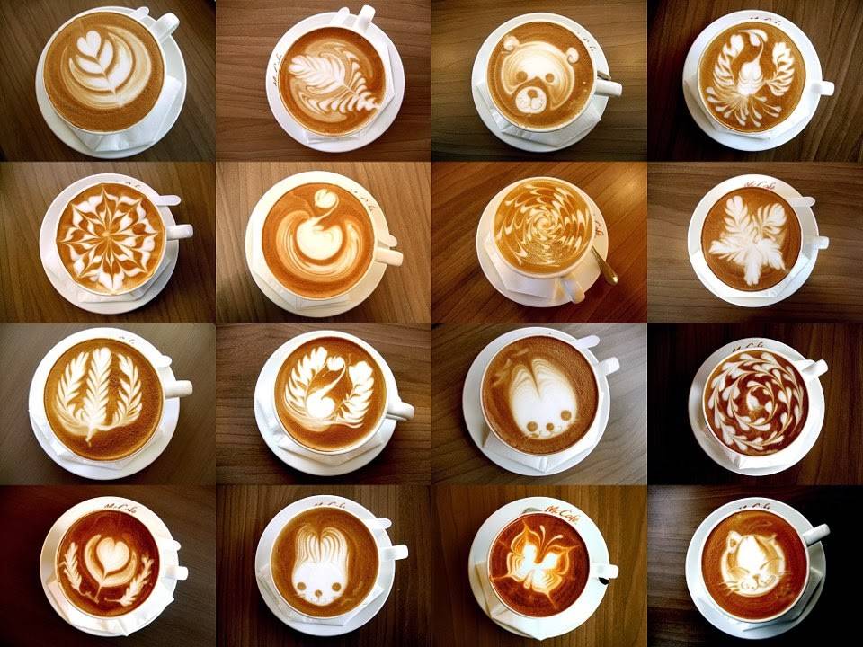 Латте-арт (кофе-арт): что это, как рисовать на кофейной пенке, трафареты для кофе, рисунки на капучино из корицы