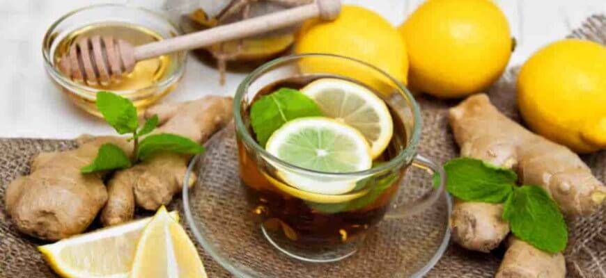 Имбирный чай от простуды - рецепт