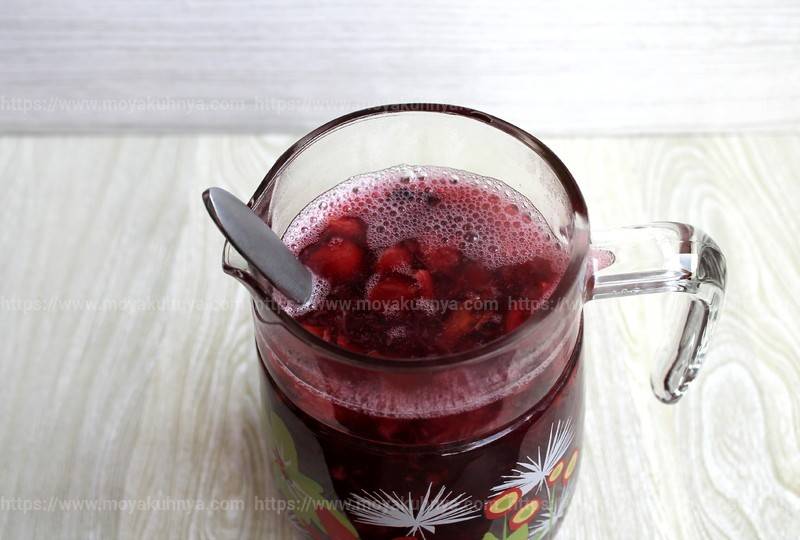 Кисель с замороженной клубникой, рецепт из замороженной ягоды