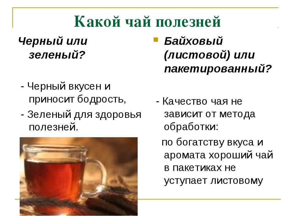 Чай повышает или понижает давление, какой лучше пить при повышенном (черный или зеленый)
