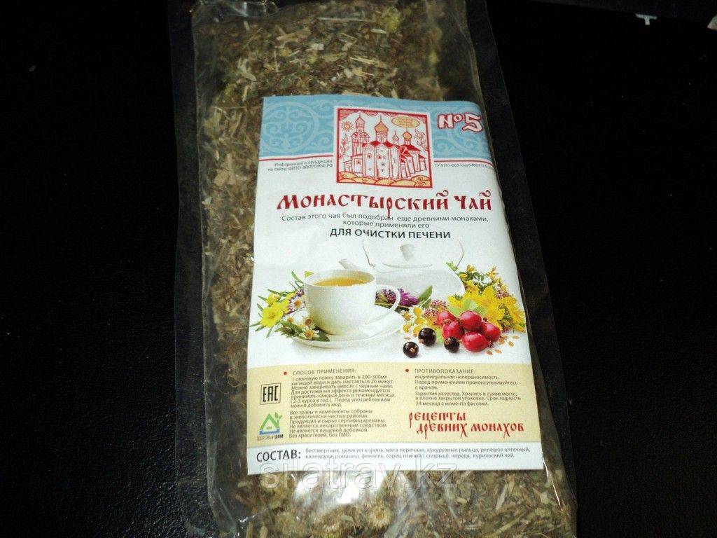 Монастырский чай: печеночный сбор