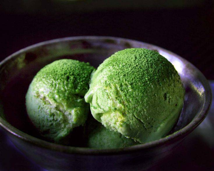Домашнее мороженое с зеленым чаем матча (рецепт с фото)