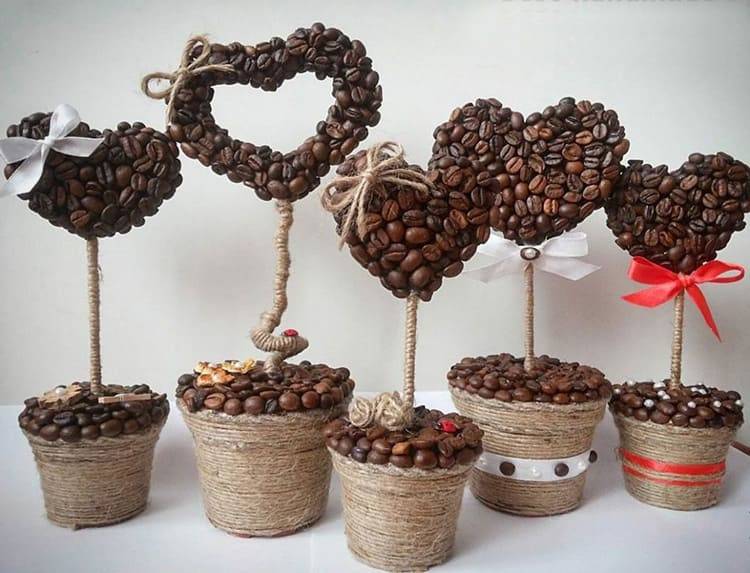 Этапы изготовления кофейного дерева (топиария) своими руками, мастер-классы