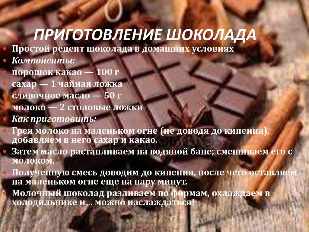 Домашний шоколад [рецепты пошагово с видео]