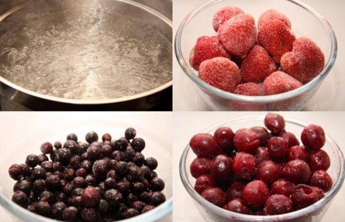 Как варить морс из замороженных ягод