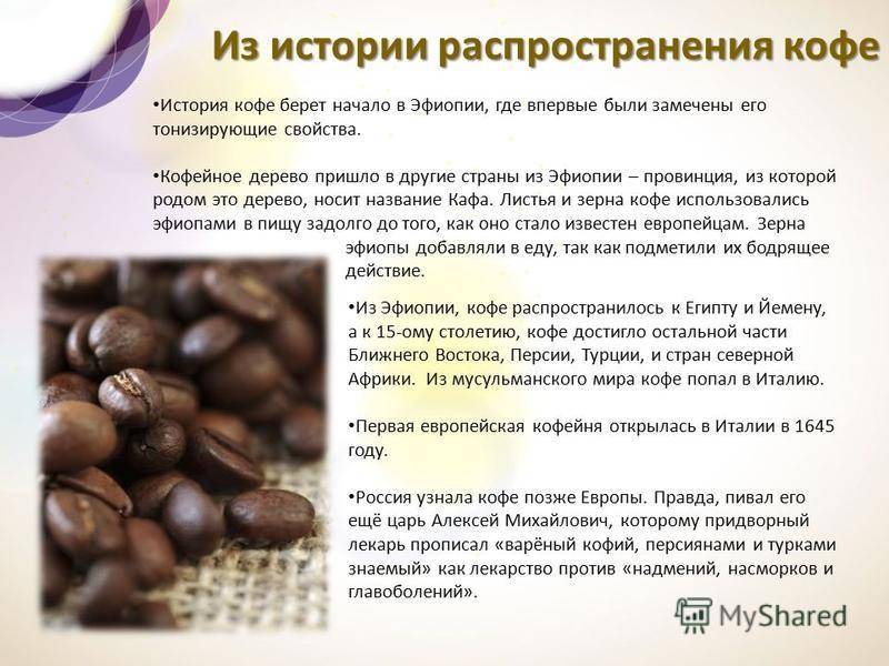 Кофе: польза и вред для здоровья организма человека