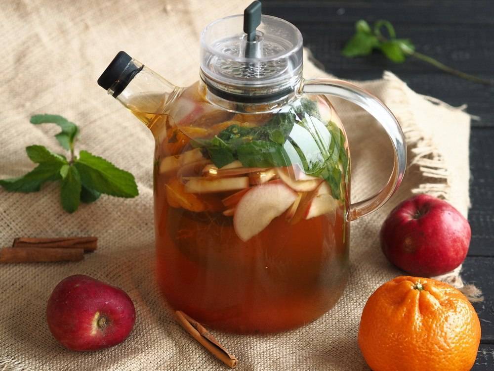 Яблочный чай: польза и вред, разные рецепты, состав