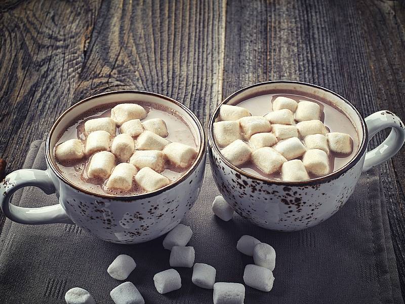 Рецепт горячего шоколада с маршмеллоу